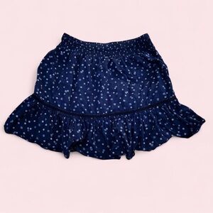Madewell blue  Floral Skirt